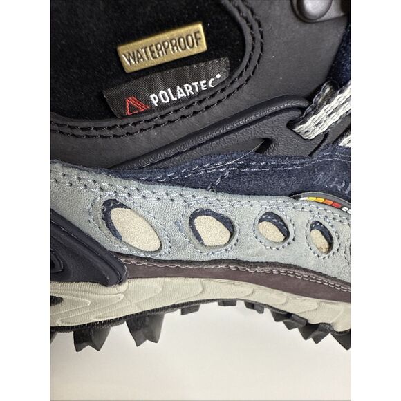 Merrell Thermo Pathfinder Hiking Boots Shoes Womens 7 Blue Waterproof - Picture 10 of 12